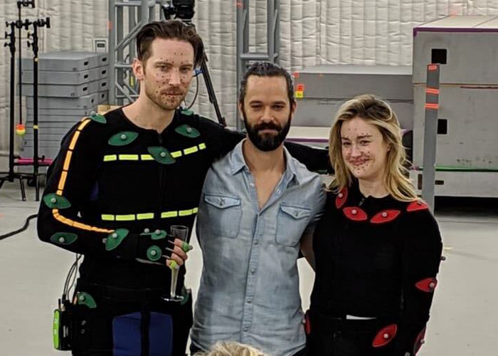 Troy Baker, Ashley Johnson and Neil Druckmann
